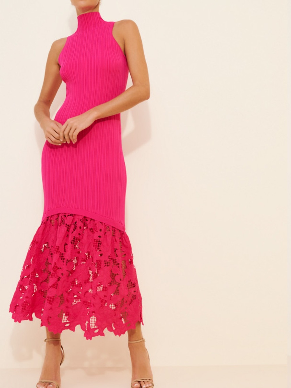 Saylor Rhiannon Maxi Dress raspberry